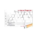 Lerntafel (inkl. Bildkarten) „10 kleine Fingerlein“